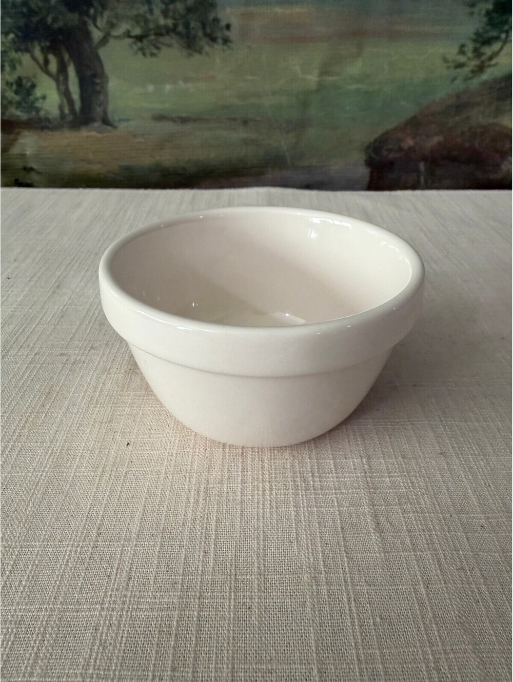 White ceramic bowl